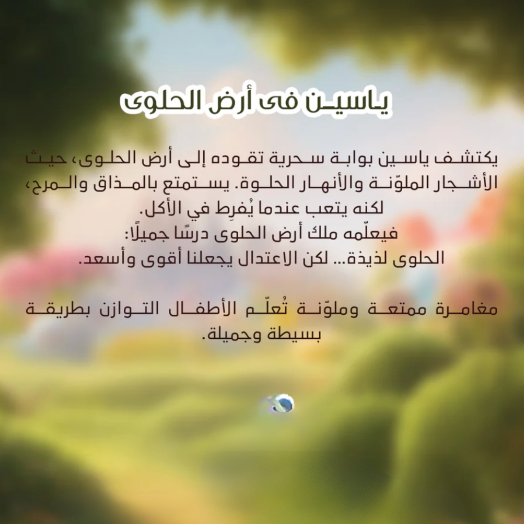 يــاسين في أرض الــحلوى